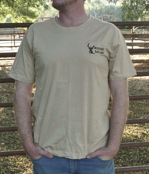 Busted Antler T-Shirt Logo on Back