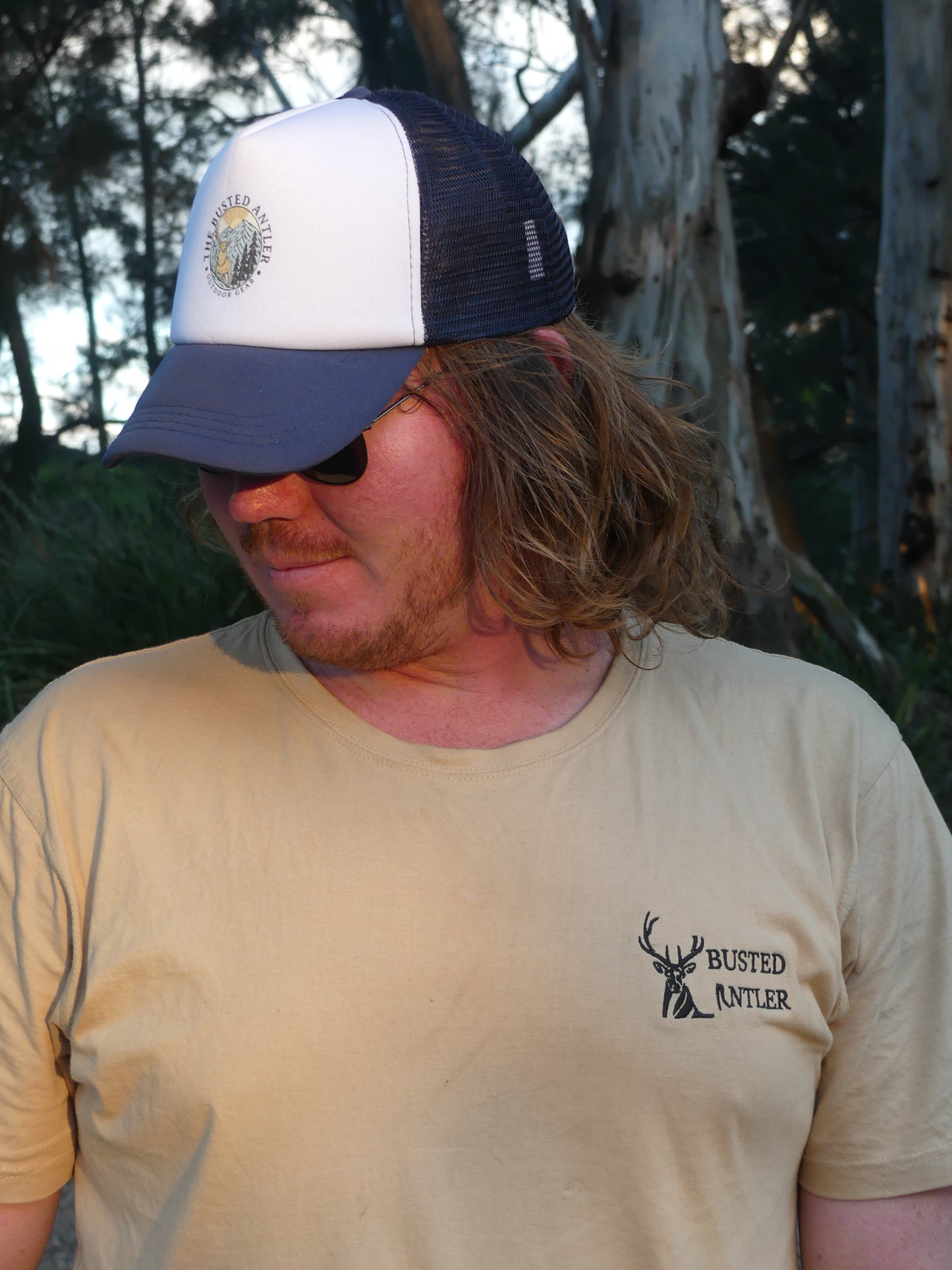 Busted Antler T-Shirt Logo on Back