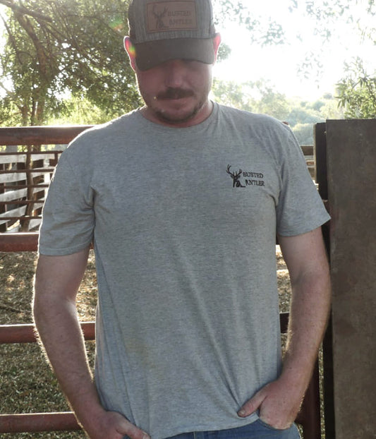 Busted Antler T-Shirt Logo on Back
